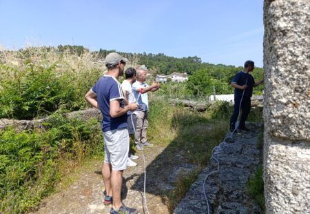 Trabalho de campo em S. João de Calvos, junho 2025