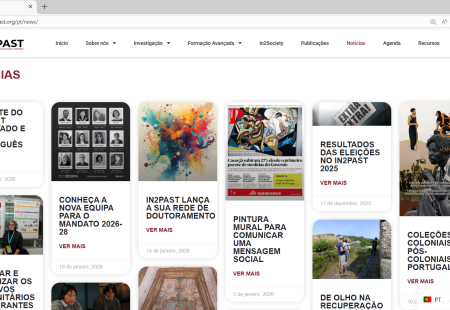 Site renovado, página Notícias